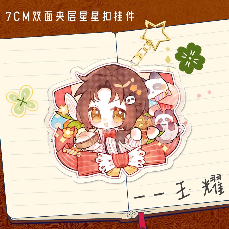 Móc khoá Anime Manga Axis Powers Hetalia Anime Keychain Women Wang Yao Ivan Arthur Acrylic Phụ kiện trang trí chibi cute