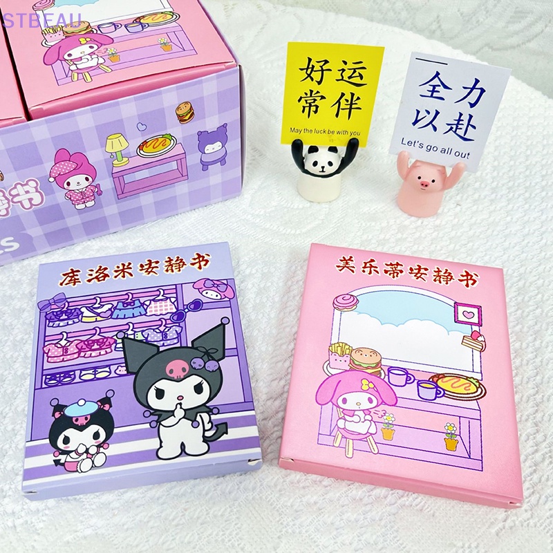 Sách Đồ Chơi Tự Làm Hình sanrio doudou melody Yên Tĩnh Giáo Dục Thủ Công Cho Bé Gái