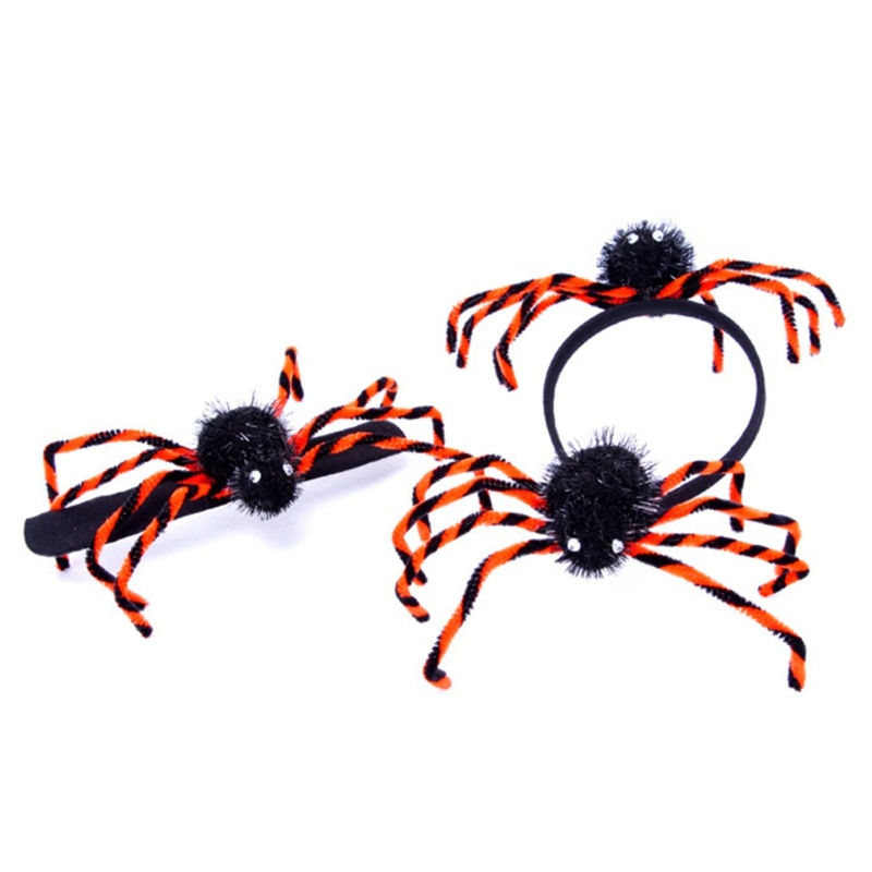 Cài Tóc Hình Nhện Phong Cách halloween Cho Người Lớn Và Trẻ Em