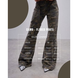 CAMO - Flared Pants - Quần dài ống loe Camo