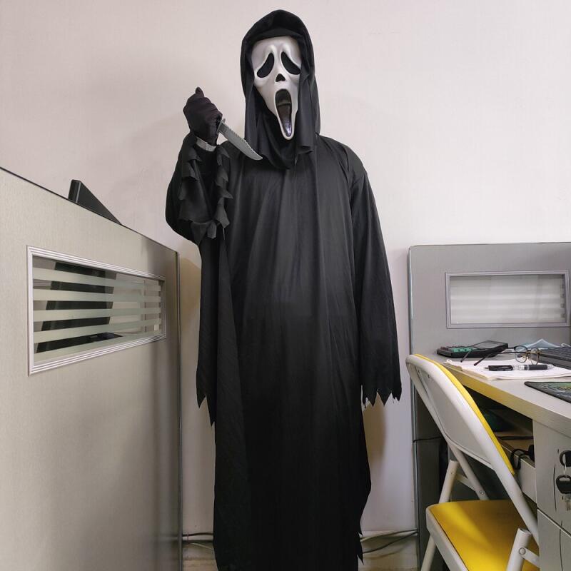 Mặt Nạ Hóa Trang Ma Quỷ Đen Kinh Dị Cho Bé Dịp halloween