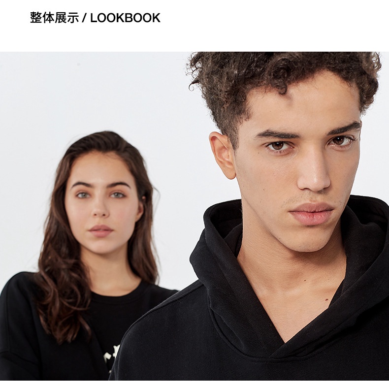 Áo nỉ nam hợp thời trang thương hiệu nhung rời hàng đầu mùa thu đông nam có mũ cùng phong cách CHINISM