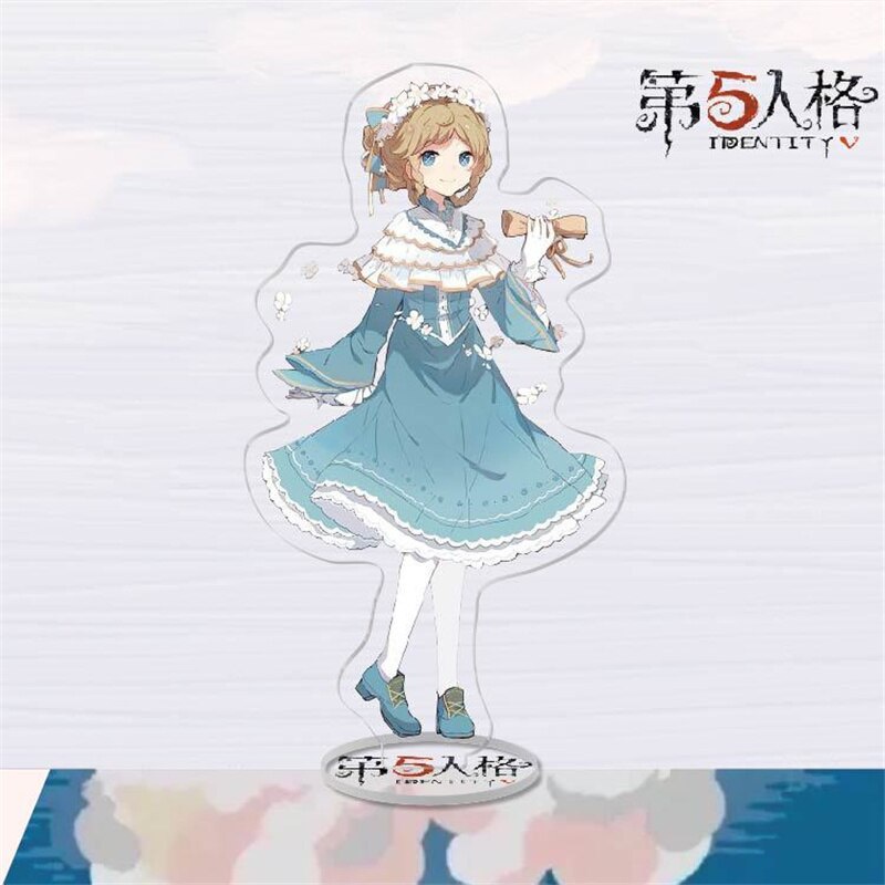 Mô hình Standee Game Identity V Cartoon Gardener Doctor Painter Geisha để bàn tượng nhựa acrylic trong suốt