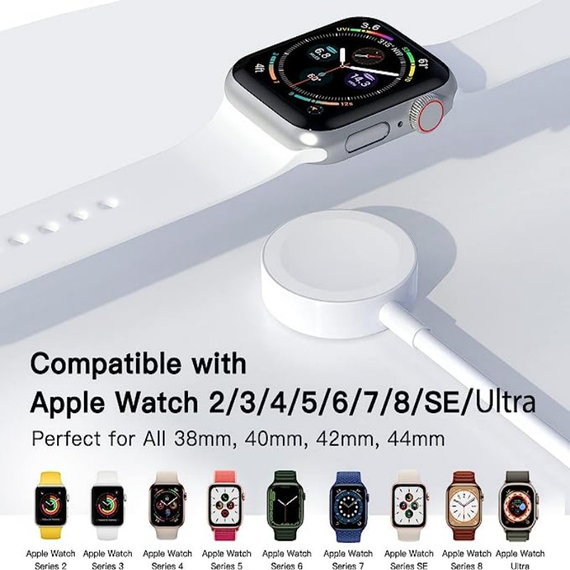 Đế Sạc Nhanh Không Dây Cho Đồng Hồ Thông Minh apple watch series 8 / 7 / 6 / se / ultra / 5 / 4 / 3 / 2