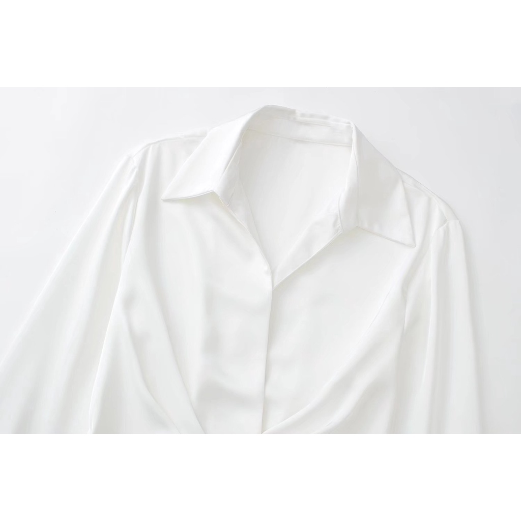 Đầm Lụa satin Ôm Eo Phong Cách Âu Mỹ Thời Trang zara Mới Cho Nữ 2950331 620
