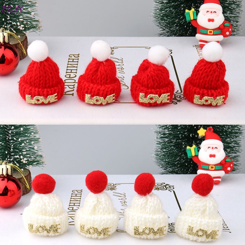 Set 2 Mũ Len Ông Già Noel Đáng Yêu Cho Tiệc Giáng Sinh Mới