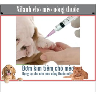Xilanh- Bơm tiêm cho chó mèo uống thuốc ống bơm kim tiêm cho thú cưng uống sữa