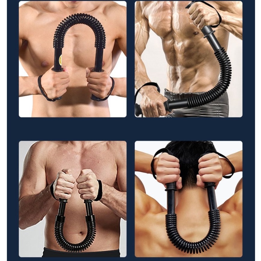 Gậy Lò Xo Tập Cơ Tay 50kg giá rẻ Tập Cơ Vai Gym-Yoga Lò Xo Tập Bắp Tay Power Twister Cao Cấp Chuyên dụng tập cơ bắp.