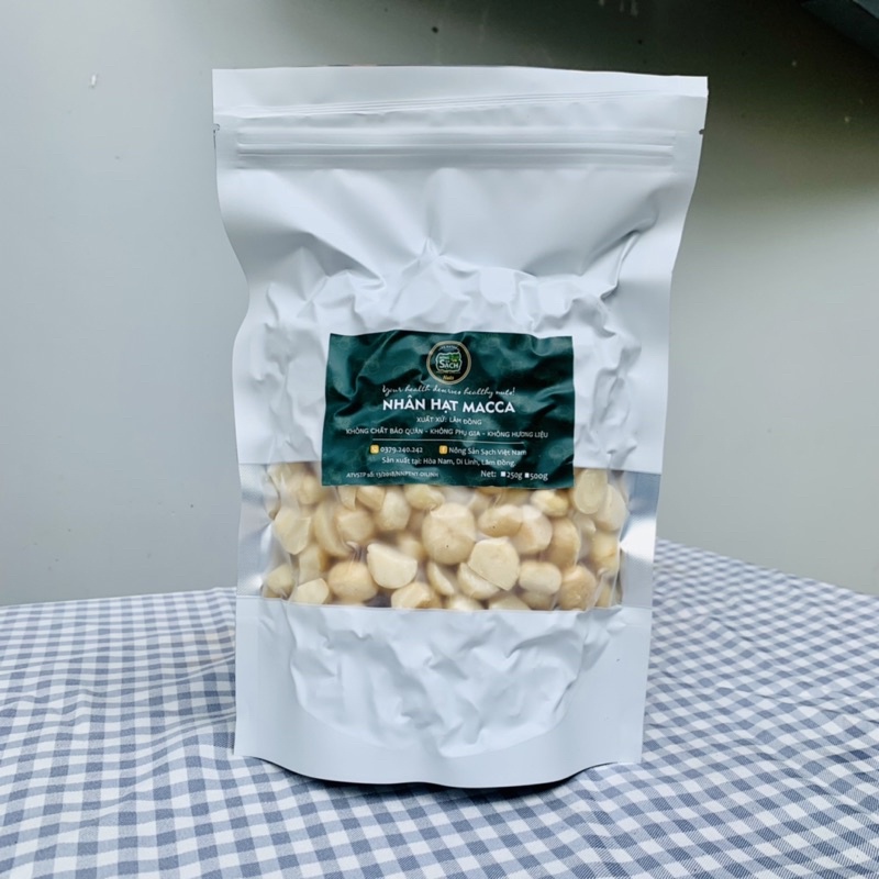 500g Nhân Hạt Macca Sống Vụn Dùng Để Làm Bánh,Làm Sữa