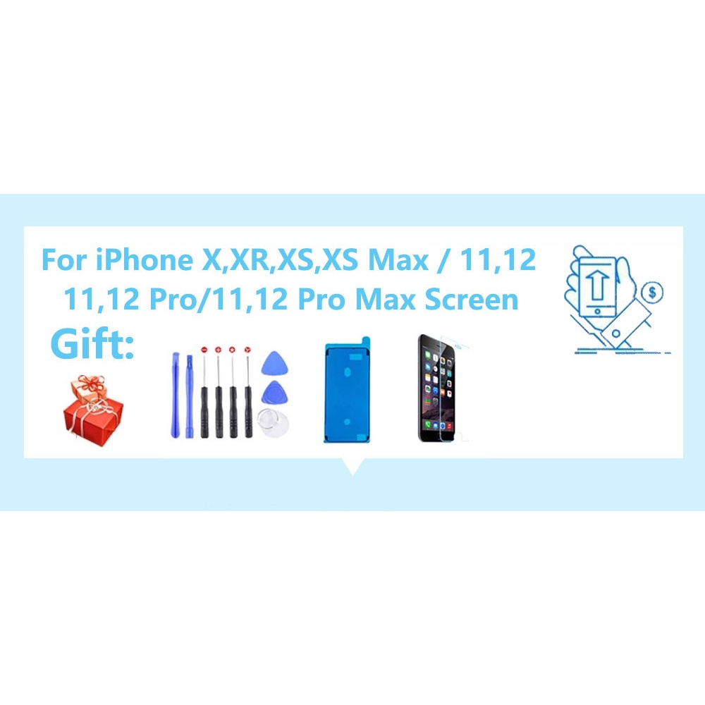 Màn Hình Led 3d Cảm Ứng Thay Thế Cho iphone x xr xs 11 12 pro max xs max 11 pro