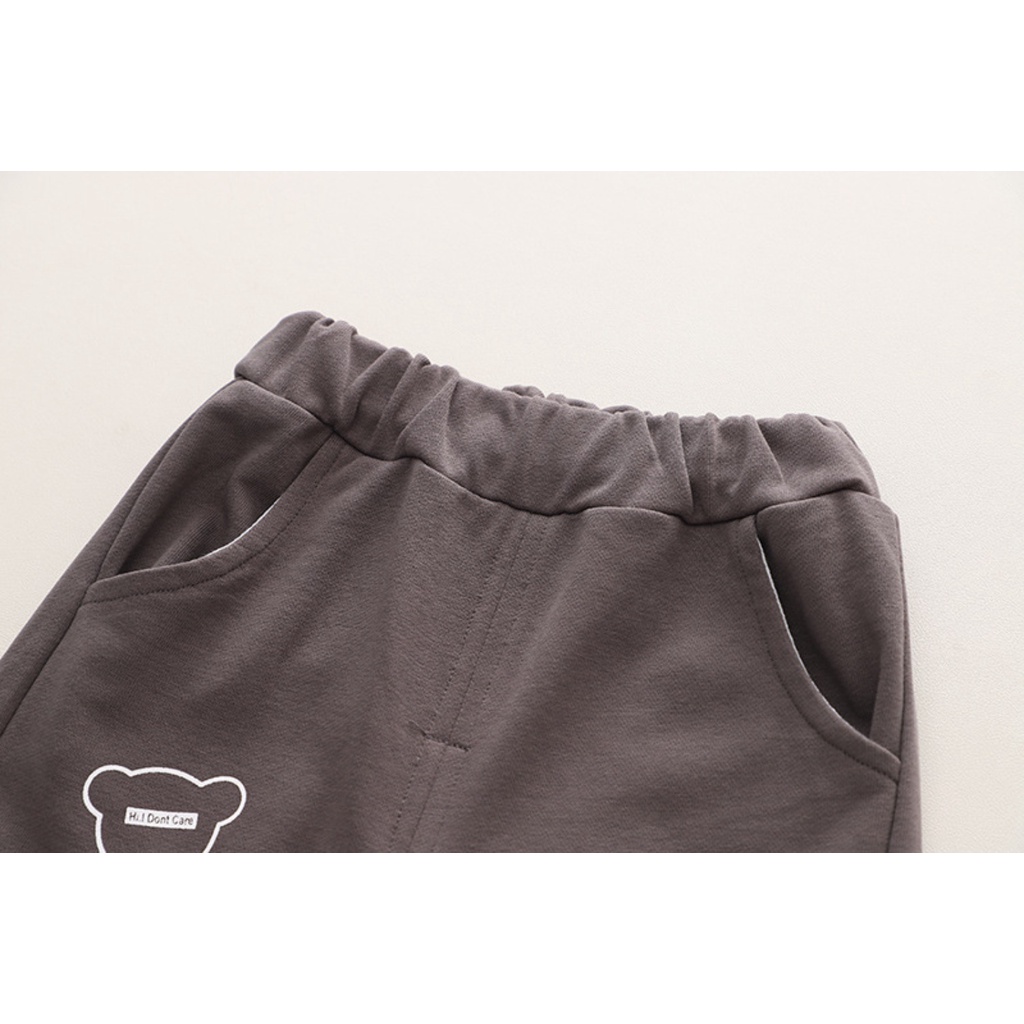 Quần cotton Dài in Họa Tiết Hoạt Hình Thời Trang Xuân Thu Cho Bé Trai