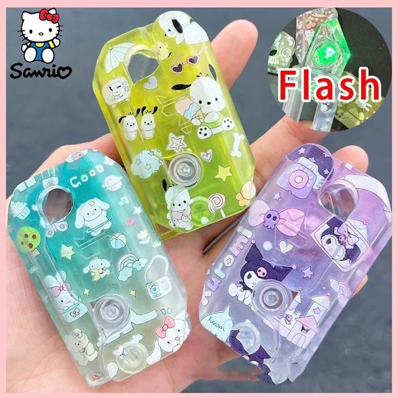 Sanrio Dao Nhựa Đồ Chơi Phát Sáng In Hình Hoạt Hình Cho Bé