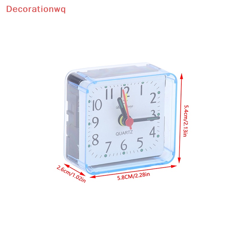 1 Đồng Hồ Báo Thức Để Bàn Hình Vuông mini Dùng Trang Trí Phòng Ngủ Mới