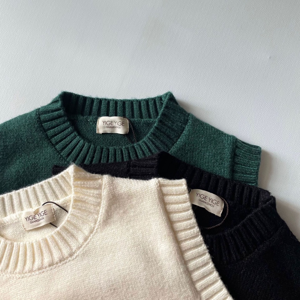 Áo sweater Dệt Kim Không Tay Họa Tiết Hoạt Hình Thời Trang Mùa Đông Cho Bé