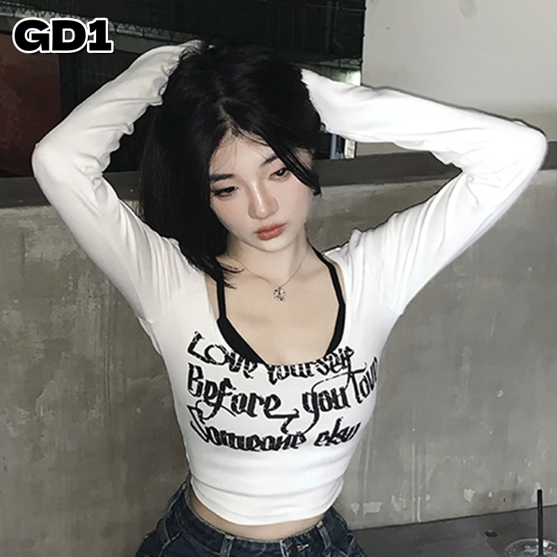 Girl's Paradise.VN áo phông áo thun nữ croptop baby tee Thời trang Dễ thương Fashion Vintage WTX2392ZDJ38Z230922