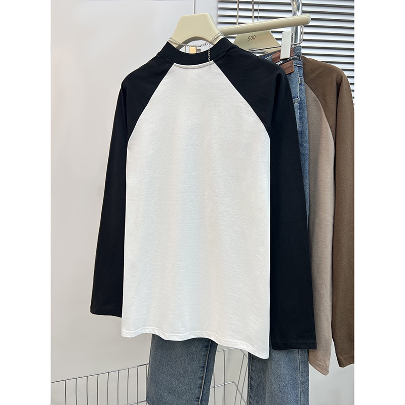 Áo Thun Tay Dài 100% cotton In Họa Tiết Thời Trang Hàn Quốc Cho Nữ