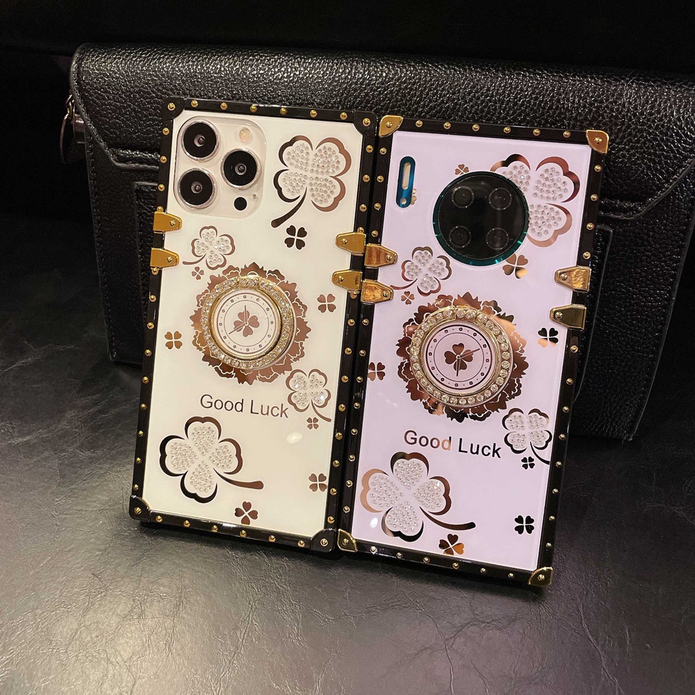 Bao Da Điện Thoại Hình Vuông Đính Đá Lấp Lánh Cho redmi note 12 4g 12 pro plus 5g 12c