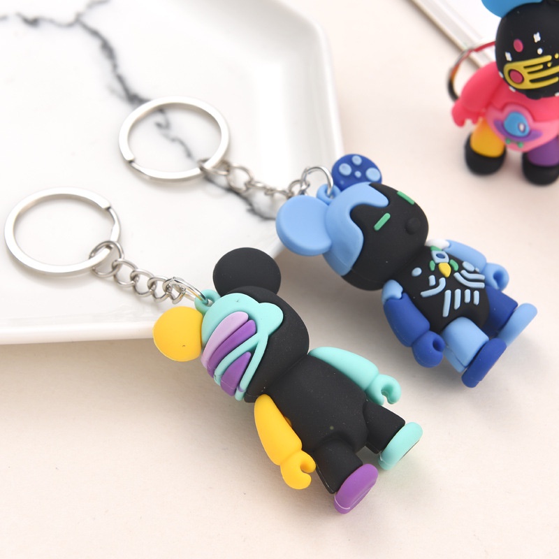 Móc đeo chìa khoá phụ kiện thời trang gấu cute