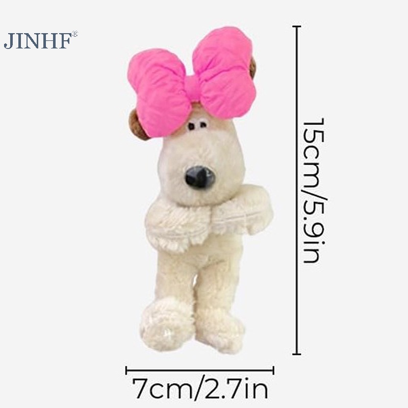 Jinf Đồ Trang Trí Xe Hơi Hình Cún Nhồi Bông Dễ Thương Cá Tính