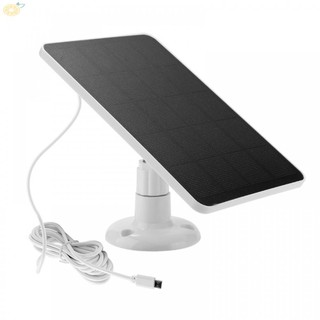 【VARSTR】Solar Panel Black Monocrystalline Silicon USB-C Connector Weatherproof White