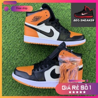 giày jordan 1 cam cổ cao hàng 1:1 chất lượng ( full box + freeship )