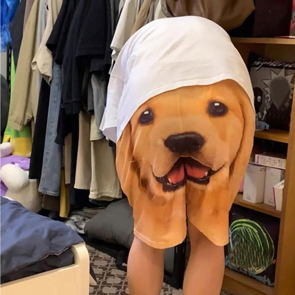 Quần Đùi Đi Biển q3z9 Họa Tiết Hoạt Hình Cún Vui Nhộn Sáng Tạo Thời Trang Cho Nam