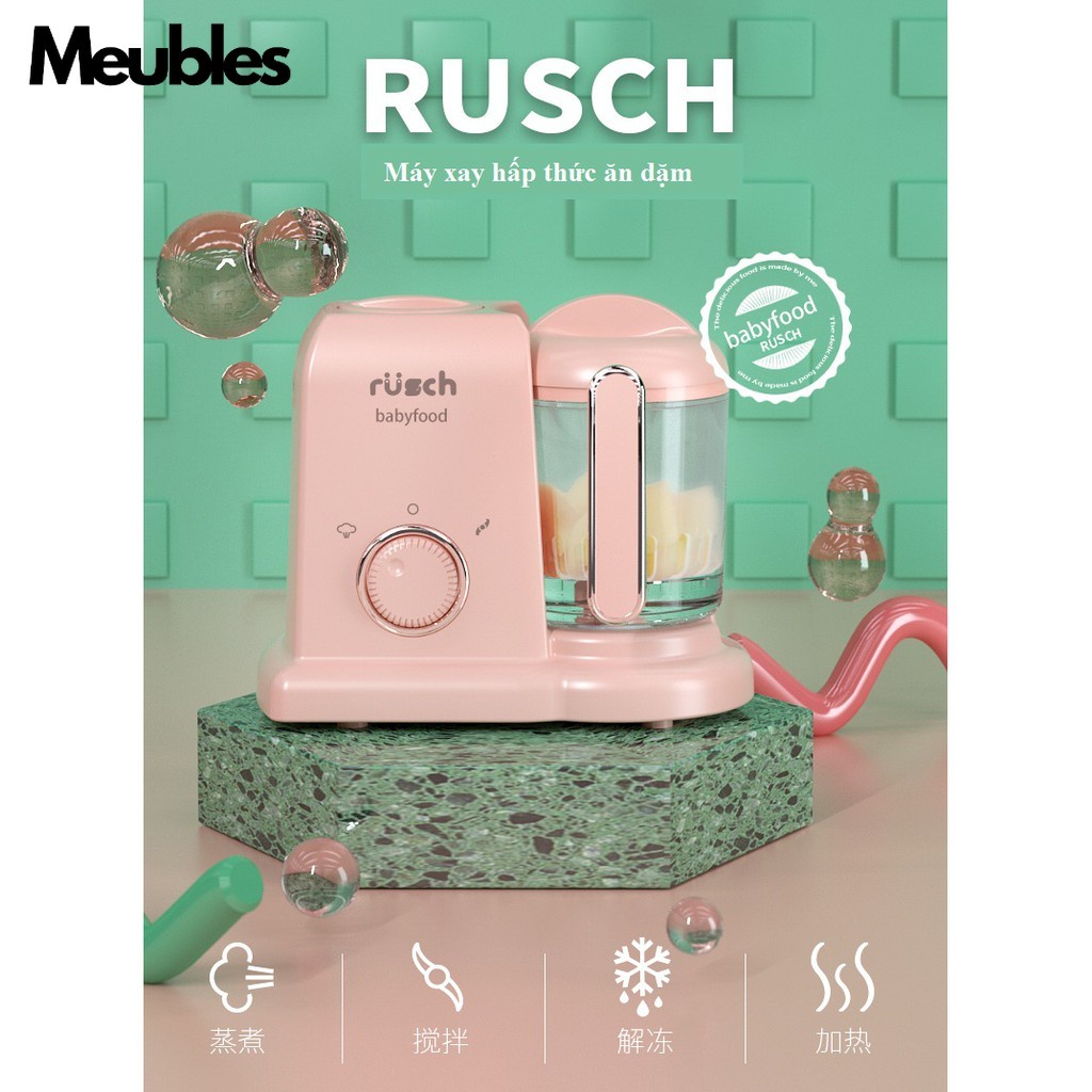Máy hấp và xay thức ăn cho bé Rush