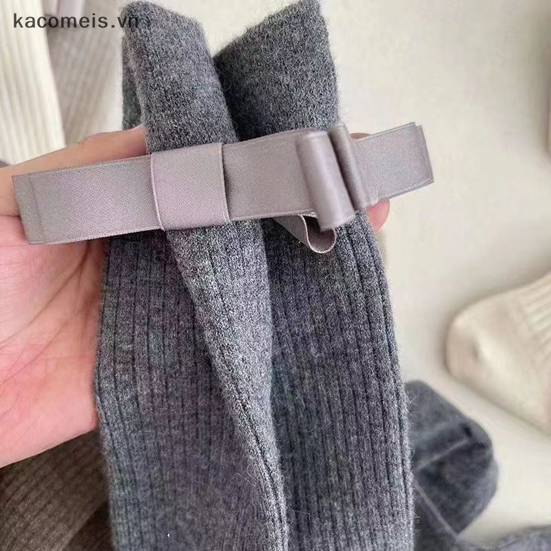 Vớ Cao Qua Gối Đính Nơ Phong Cách lolita Nhật Bản Dễ Thương Cho Nữ vn