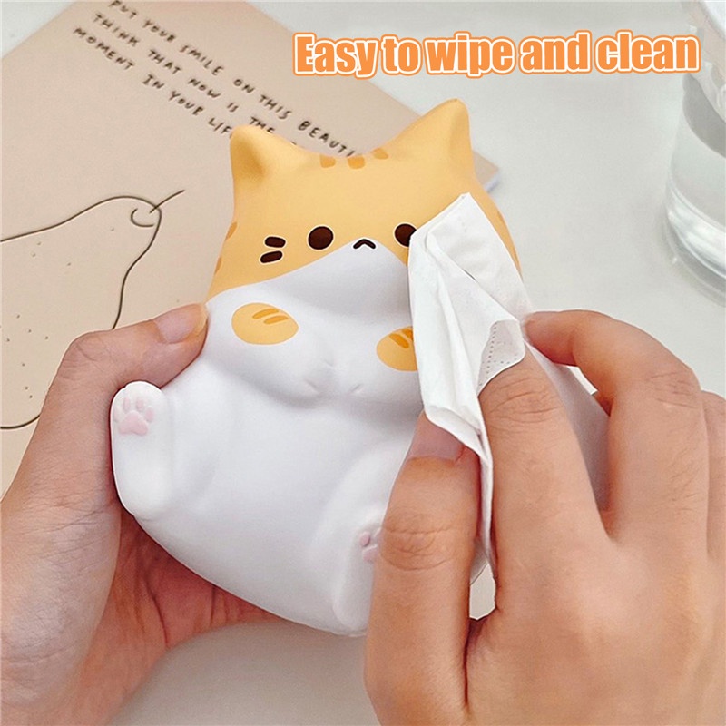 Mới Đồ Chơi Nắn Bóp Đàn Hồi Giảm stress Hình Chú Mèo