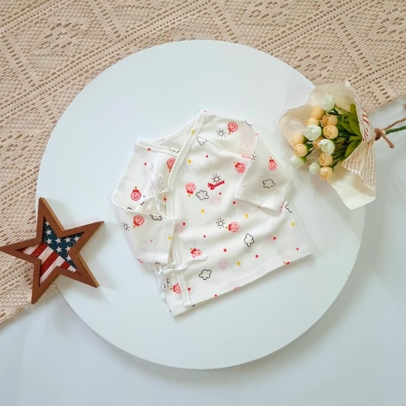 Áo sơ sinh cột dây cao cấp chất cotton đẹp cho bé - Hiệu Bunnybaby