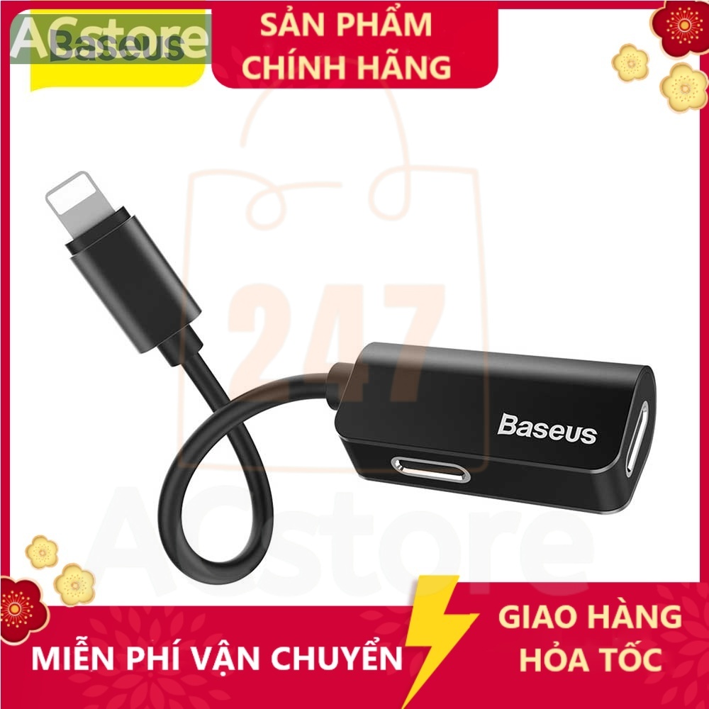 Bộ chuyển đổi cáp âm thanh bộ chuyển đổi kép sang Baseus L37 [ HSHOP ]