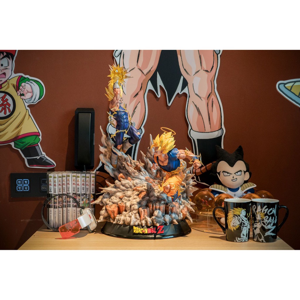 Mô hình songoku đại chiến vegeta hàng mới siêu đẹp Hàng mới