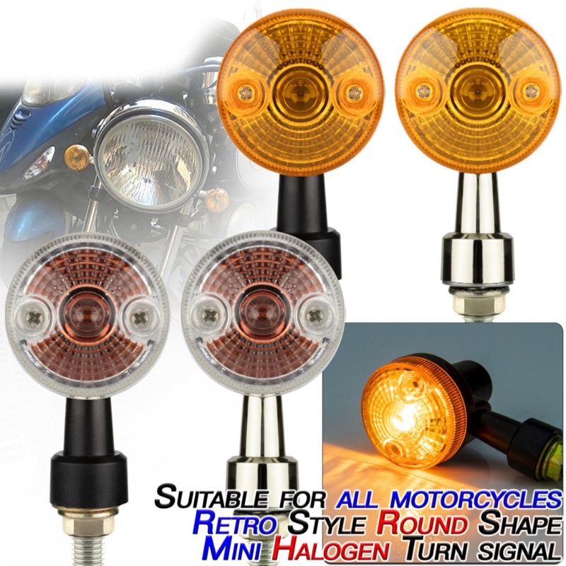 1 Cặp Đèn Xi Nhan Màu Hổ Phách Thay Thế Thông Dụng Cho Xe Máy gn cg125