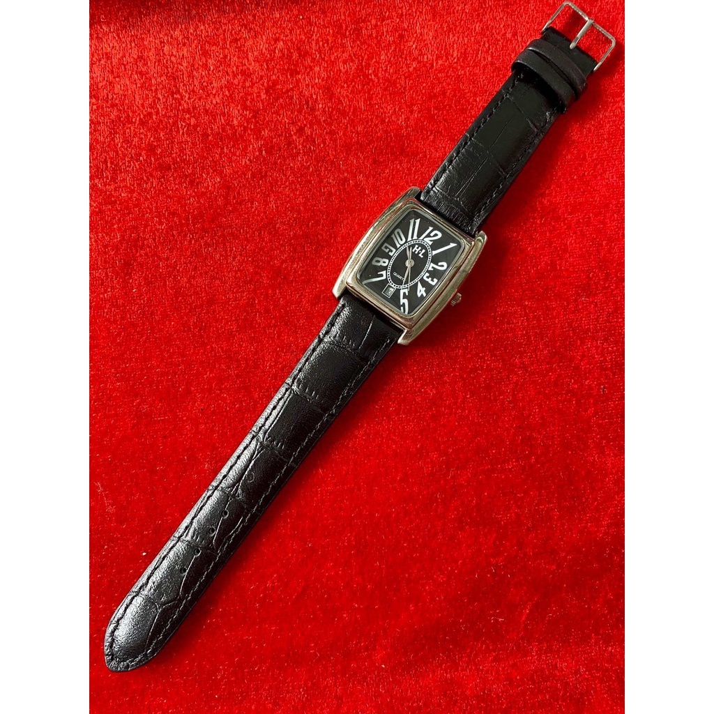 Đồng hồ nam mặt chữ nhật size 31x32mm, dầy thân 12mm 2hand vintage