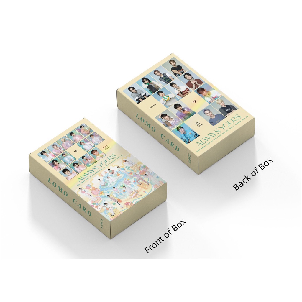 Set 50-55 Tấm Thẻ Ảnh laser lomo Nhóm Nhạc seventeen Hinh Ba Chiều s.coups jeonghan joshua jun hoshi wonwoo woozi dk mingyu the8 seungkwan