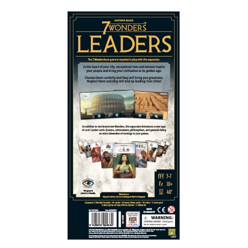 7 Wonders : Leaders - bộ mở rộng Trò Chơi Board Game