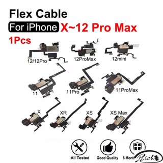 Loa gắn tai nghe kèm dây cáp cảm biến ánh sáng thay thế chuyên dụng cho iphone 11 12 pro max 12 mini x xr xs max