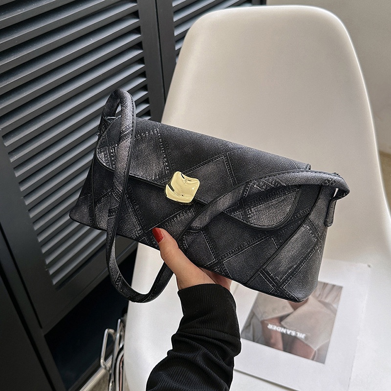 Beikeyang Túi Xách Tay Đeo Vai Phong Cách Pháp Đơn Giản Cho Nữ