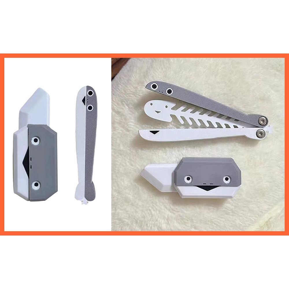 Sakaban Đồ Chơi Hình Cá 3d Dao Bướm Dao Cảm Biến Thư Giãn