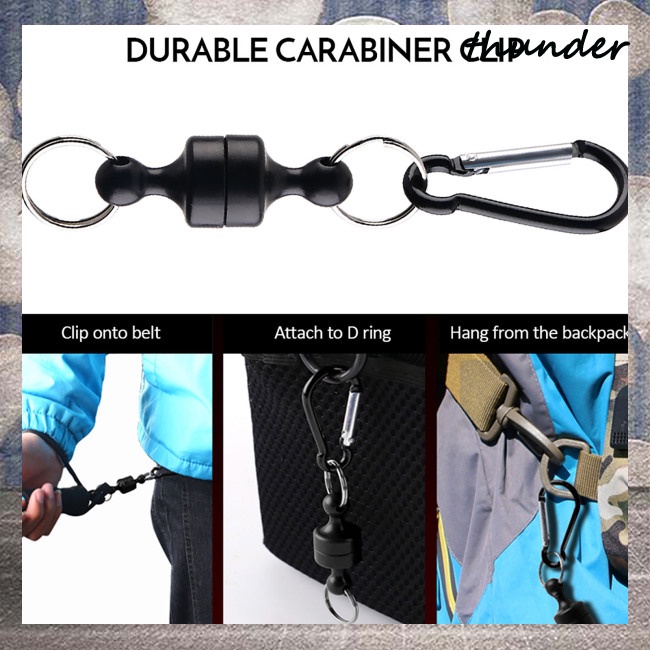 Sấm Sét Khóa Nam Châm Chống Rơi Phụ Kiện Câu Cá Ngoài Trời