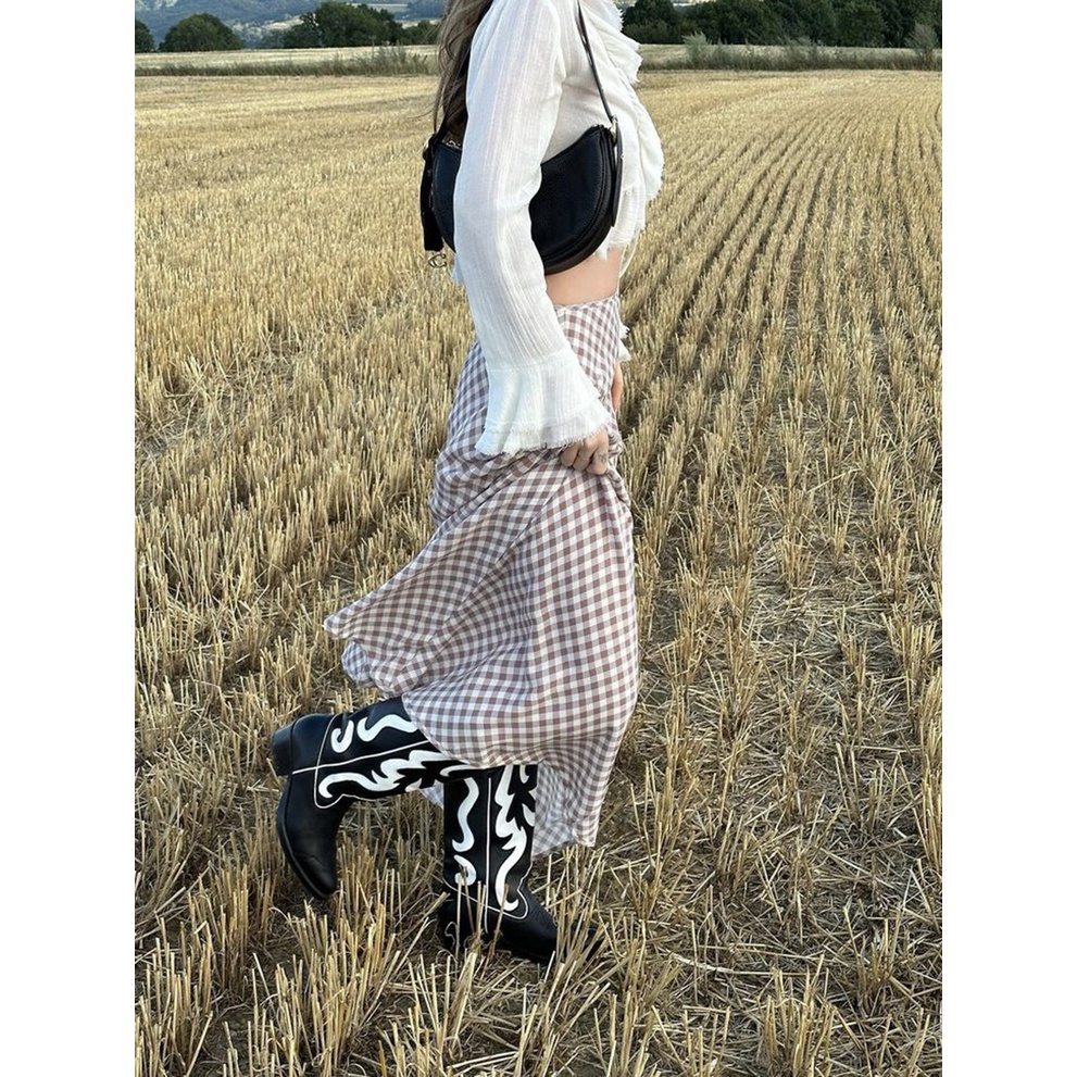 Zara Áo Sơ Mi Tay Dài Kiểu Pháp Thời Trang Mùa Thu Cho Nữ