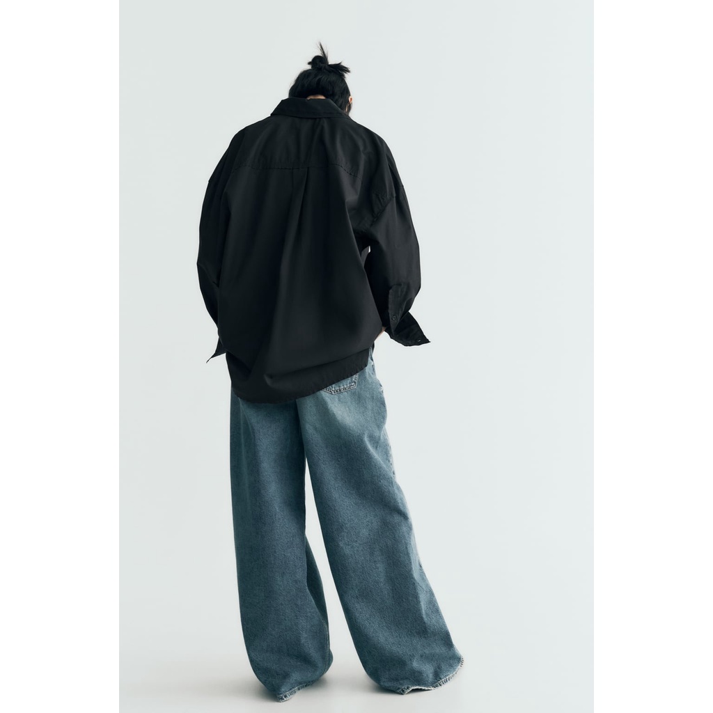 Áo Sơ Mi Lụa Dáng Rộng Tay Dài Phong Cách Mới Dành Cho Nữ 7200016 250