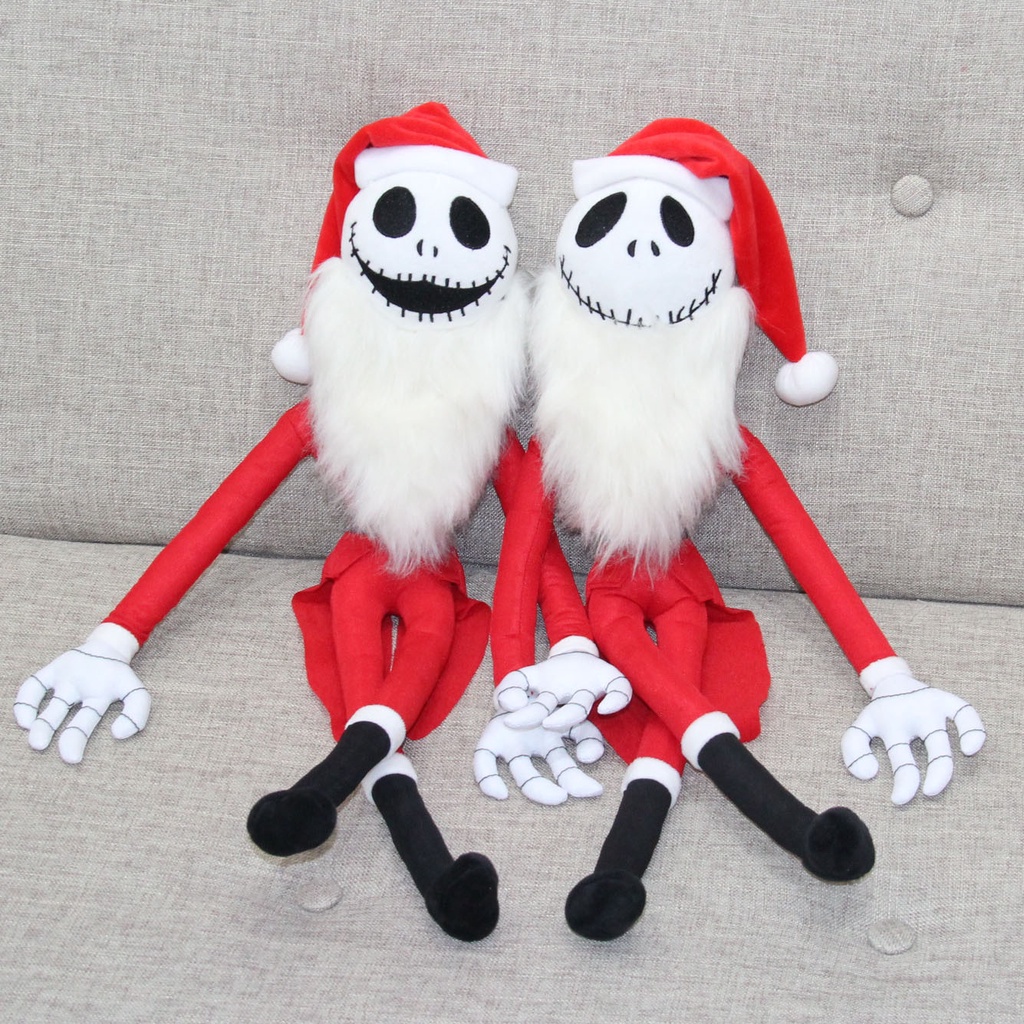 Hyc humey Đồ Chơi Búp Bê Nhồi Bông Hình anime the nightmare before christmas jack skellington sally santa claus Quà Tặng Cho Trẻ Em