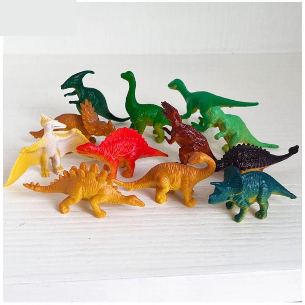 Set 12 Mô Hình Khủng Long mini 26edie Bằng Cao Su Mềm