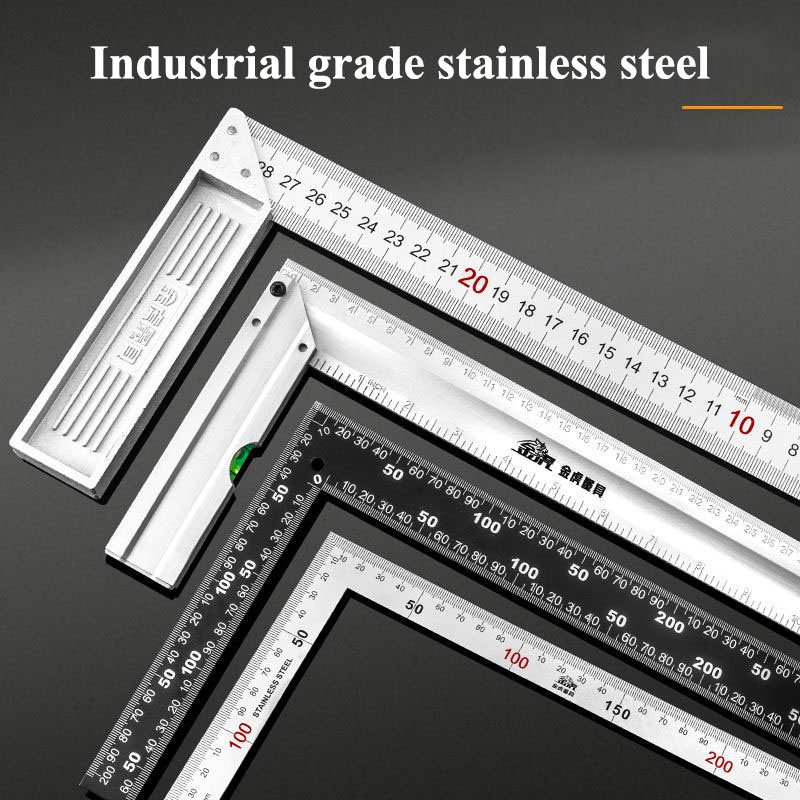 Thước Đo Góc Hình Chữ l Bằng Thép Dùng Trong Làm Mộc