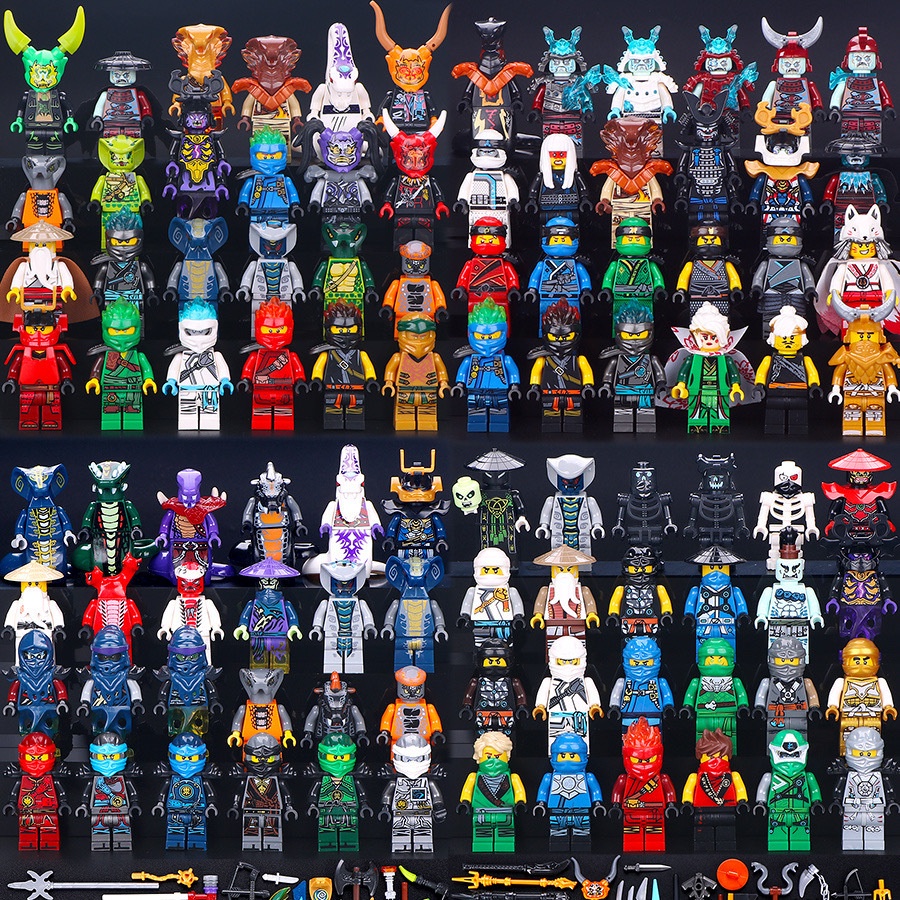 1 Mô Hình Đồ Chơi Lắp Ráp Xe Mô Tô Cảnh Sát ninja bricks ninjago