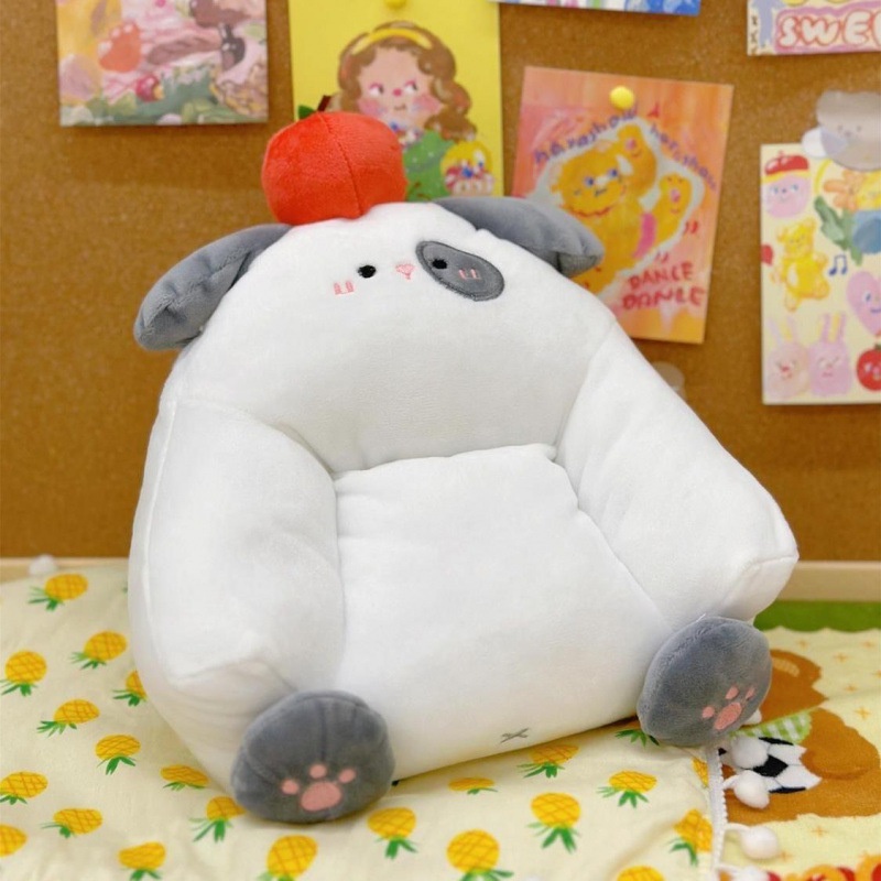 Thú Nhồi Bông Hình Vịt Vàng Dễ Thương Cho Ghế sofa