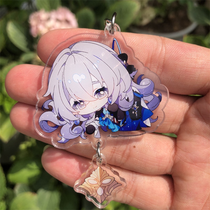 Móc khoá Honkai: Star Rail Imbibitor Lunae Sampo Koski Gepard Landau Anime Manga Phụ Kiện Trang Trí Túi xách Balo