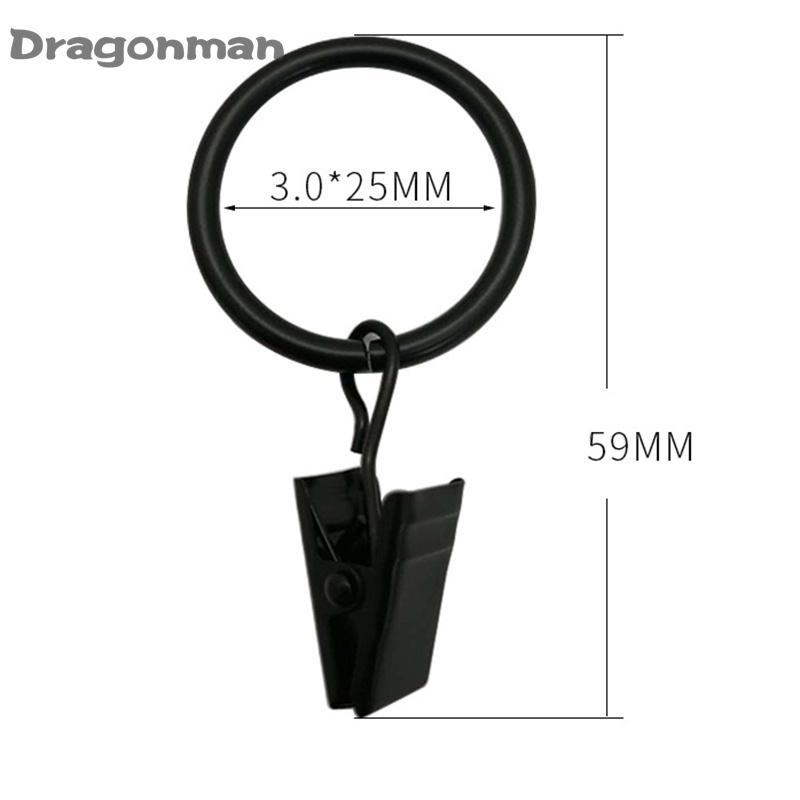 Set 40 Vòng Kẹp Rèm Cửa Chống Gỉ Sét 1 inch Phong Cách vintage