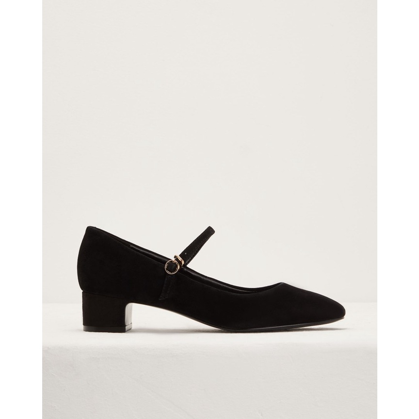 Giày cao gót PEDRO mũi vuông da cừu cổ điển PW1-26220052